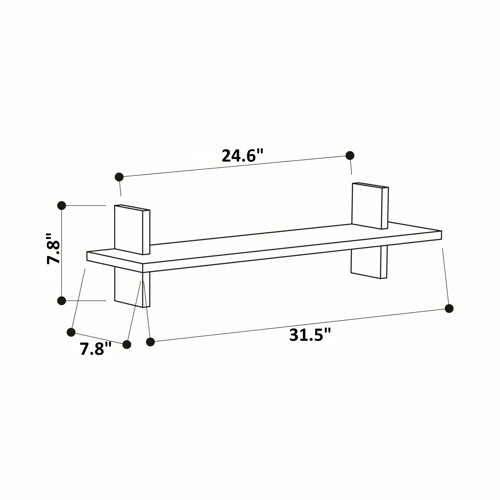 Bless international Floating Shelf & Reviews Wayfair